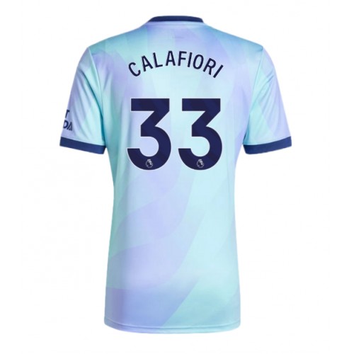 Pánský Fotbalový dres Arsenal Riccardo Calafiori #33 2024-25 Třetí Krátký Rukáv